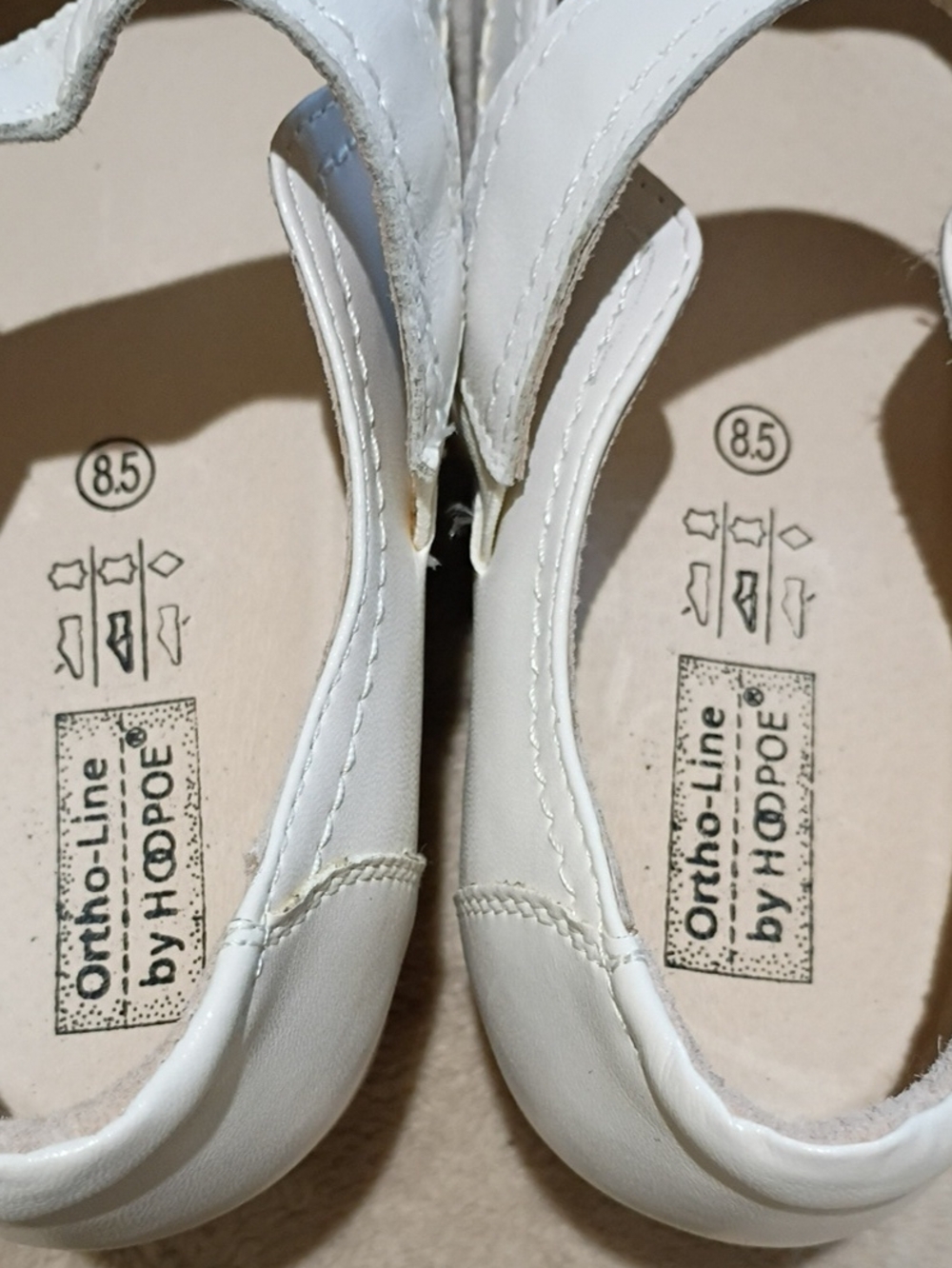 NWT.Pilgrim Cream Mary Jane Comfort Flat with Decorative Button - Picture 6 of 8